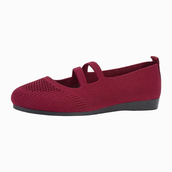 Gvdentm Womens Shoes Flats Straps Multicolor Round-Toe Flats Dress Shoes Lightweight Soft Sneakers Casual Shoe(,8)