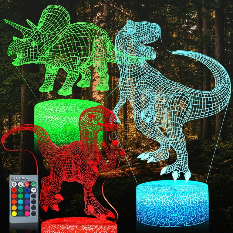 3d dinosaur cheap night light