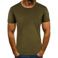 thumbnail image 1 of Gvmfive Men Short Sleeve T-shirt Round Neck Camo Print Loose Tops Tee, 1 of 7