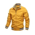 thumbnail image 1 of Gvmfive Men's Zipper Windbreaker Jacket Lightweight Coat, 1 of 2