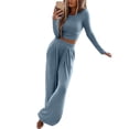 thumbnail image 1 of Gvmfive Women Casual Long Sleeve Tops and Pants Loungewear Sleepwear 2 Piece Set, 1 of 4