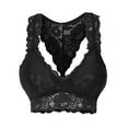 thumbnail image 1 of Gvmfive Women Lace Bralette Bustier Breathable Sexy Racerback Crop Top, 1 of 3