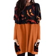 thumbnail image 1 of Gvmfive Women Long Sleeve Halloween Costume Tops Loose T Shirt Casual Blouse, 1 of 5