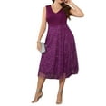thumbnail image 1 of Gvmfive Women Plus Size Evening Party Dress Sequins Sleeveless Cocktail Formal Swing Dress, 1 of 4