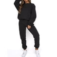 thumbnail image 1 of Gvmfive Women Tracksuit 2 Piece Set Long Sleeve Pullover Pants Sports Lounge Wear Casual Suit, 1 of 5