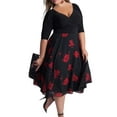 thumbnail image 2 of Zenana Women & Plus Sleeveless Jersey Flared Swing Tank Dress With Side 2 of 10
