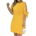 thumbnail image 1 of Gvmfive Womens Dresses Half Sleeve Cold Shoulder Mini Dress Party Formal Casual Dress, 1 of 5