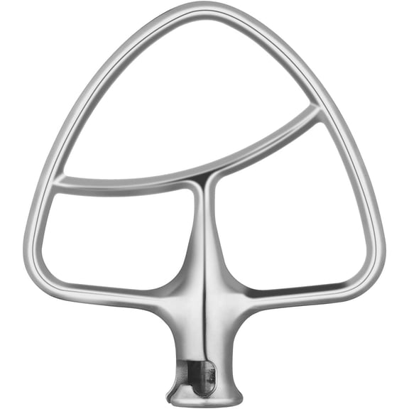 GVODE Stainless Steel Flat Beater for KitchenAid 4.5-5 Qt Tilt-Head Mixers, Metal Paddle Replacement, Dishwasher Safe KitchenAid Mixer Accessories