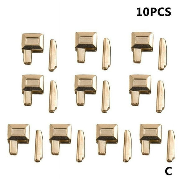 Gvyyzp 10sets 5# Alloy Repair Zipper Stopper Open End Zipper Stopper Sewing Zipper Metal For Clothes Accessories Repair Zipper