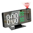 thumbnail image 1 of Gvyyzp Digital LED Projection Alarm Clock Temperature Date Snooze Ceiling Projector N4, 1 of 8