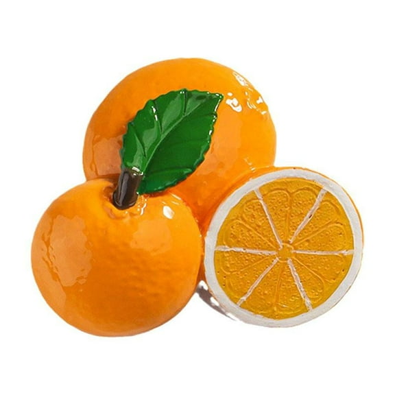 Gvyyzp Fruit Fridge Magnets, 3D Resin Fruit Fridge Magnets, Funny Fridge Magnets, Cute 3D Food Magnet for Refrigerators, Whiteboards, Maps and Other Magnetic Items