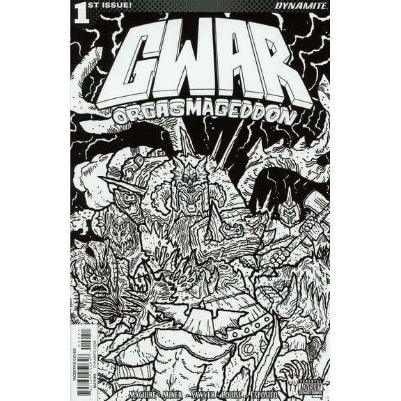 Gwar: Orgasmageddon #1E VF ; Dynamite Comic Book