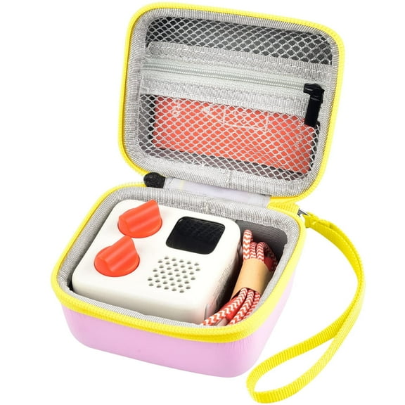 Fleurvie Cute Travel Case for Kids for Yoto Mini Player, for Audiobook Cards, Radio, Multi-function Storage Only