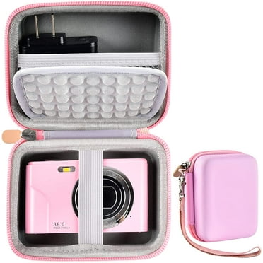 Gwcase Digital Camera Protective Case for Lecran/ for AbergBest/ for Sevenat Digital Camera, Pink- Box Only