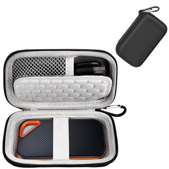 Fleurvie External Hard Drives Case for San- Disk Extreme Pro , for Crucial X8 Portable SSD - Box Only