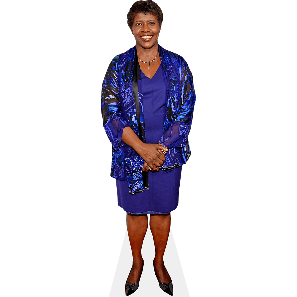 Gwen Ifill (Blue Outfit) Lifesize Cardboard Cutout Standee - Walmart.com