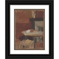 thumbnail image 1 of Gwen John 14x18 Black Ornate Wood Framed Double Matted Museum Art Print Titled - Interior (1915), 1 of 5