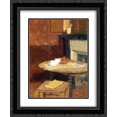 thumbnail image 1 of Gwen John 2x Matted 20x24 Black Ornate Framed Art Print 'The Brown Tea Pot', 1 of 2