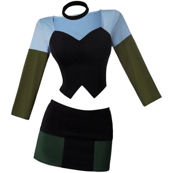 Gwen Outfits Womens Crop Top and Mini Skirt