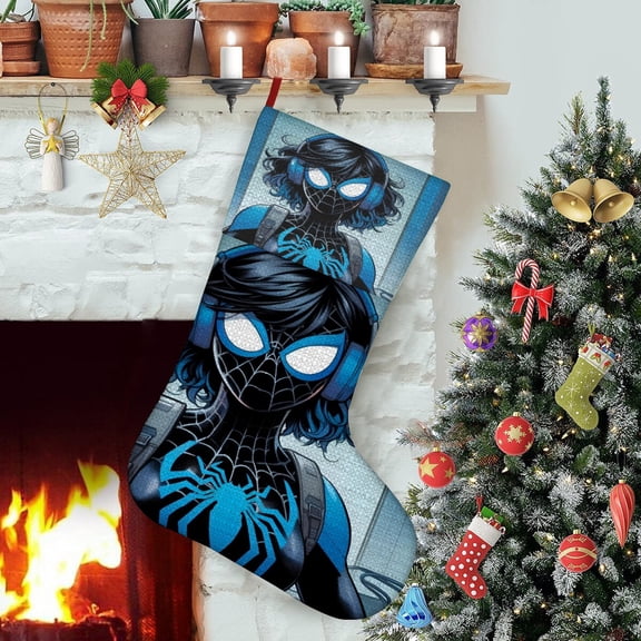 Gwen Spider Girl Themed Christmas Socks