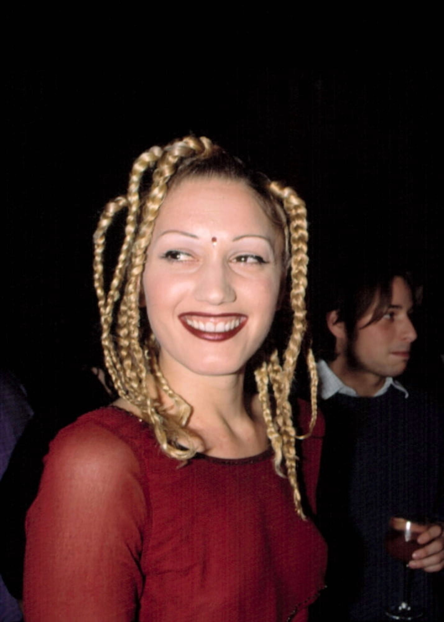 Gwen Stefani Of No Doubt At A Grammy Party At Four Seasons Canvas Art - (16 x 20)