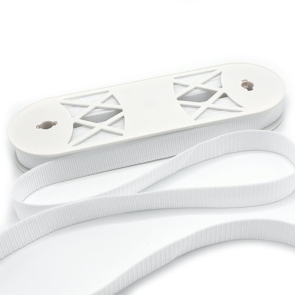 Gwen Studios 1" White Webbing, 15 Yards