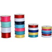 Gwen Studios Vibrant Summer Palette, Mystery Ribbon Box, 22 Roll, 154 Yards, for Crafting and Gift Wrapping