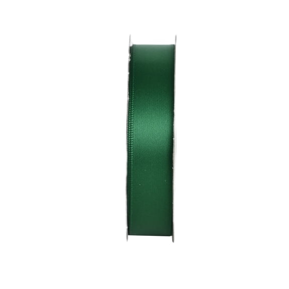 Gwen Studios 5/8" Green Satin Ribbon, 7 Yards