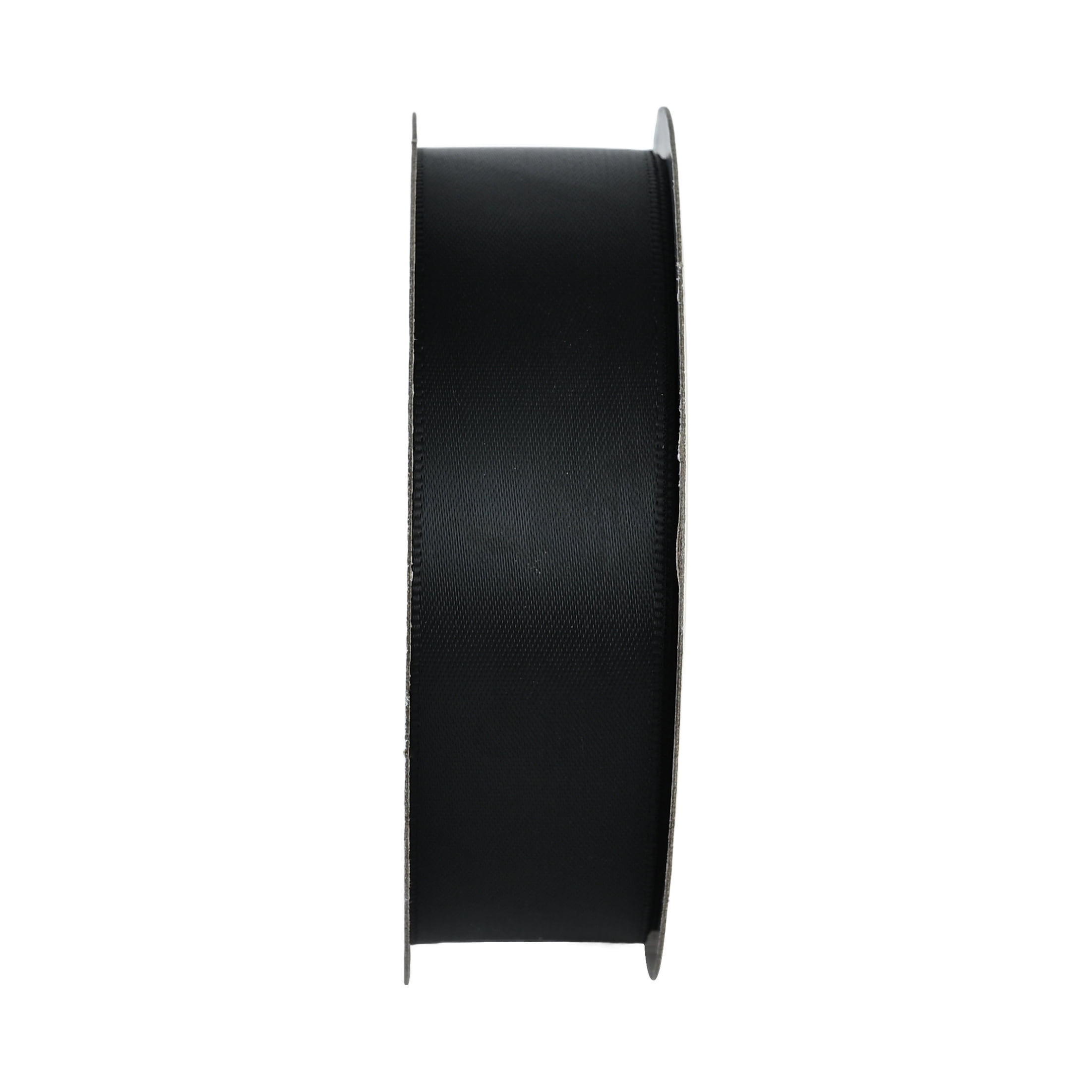 Gwen Studios 7/8" Black Satin Ribbon, 7 Yards