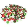 thumbnail image 1 of Gwen Studios Round Plastic Sewing Buttons Value Pack, Assorted Sizes, 1 LB, Solid Christmas Colors, 1 of 5