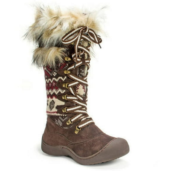 Gwen Tall Lace Up Snow Boot