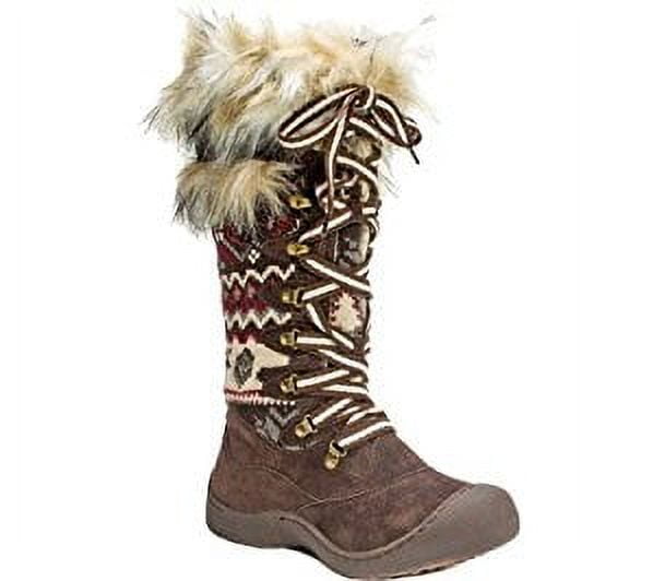 Gwen Tall Lace Up Snow Boot Walmart