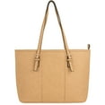 thumbnail image 1 of Gwen Women's Vegan Leather Studded Tote Bag with Adjustable Handles / Shoulder Straps, 1 of 5