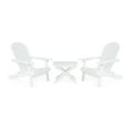 thumbnail image 1 of Gwendolyn Outdoor 2 Seater Acacia Wood Chat Set, White, 1 of 11