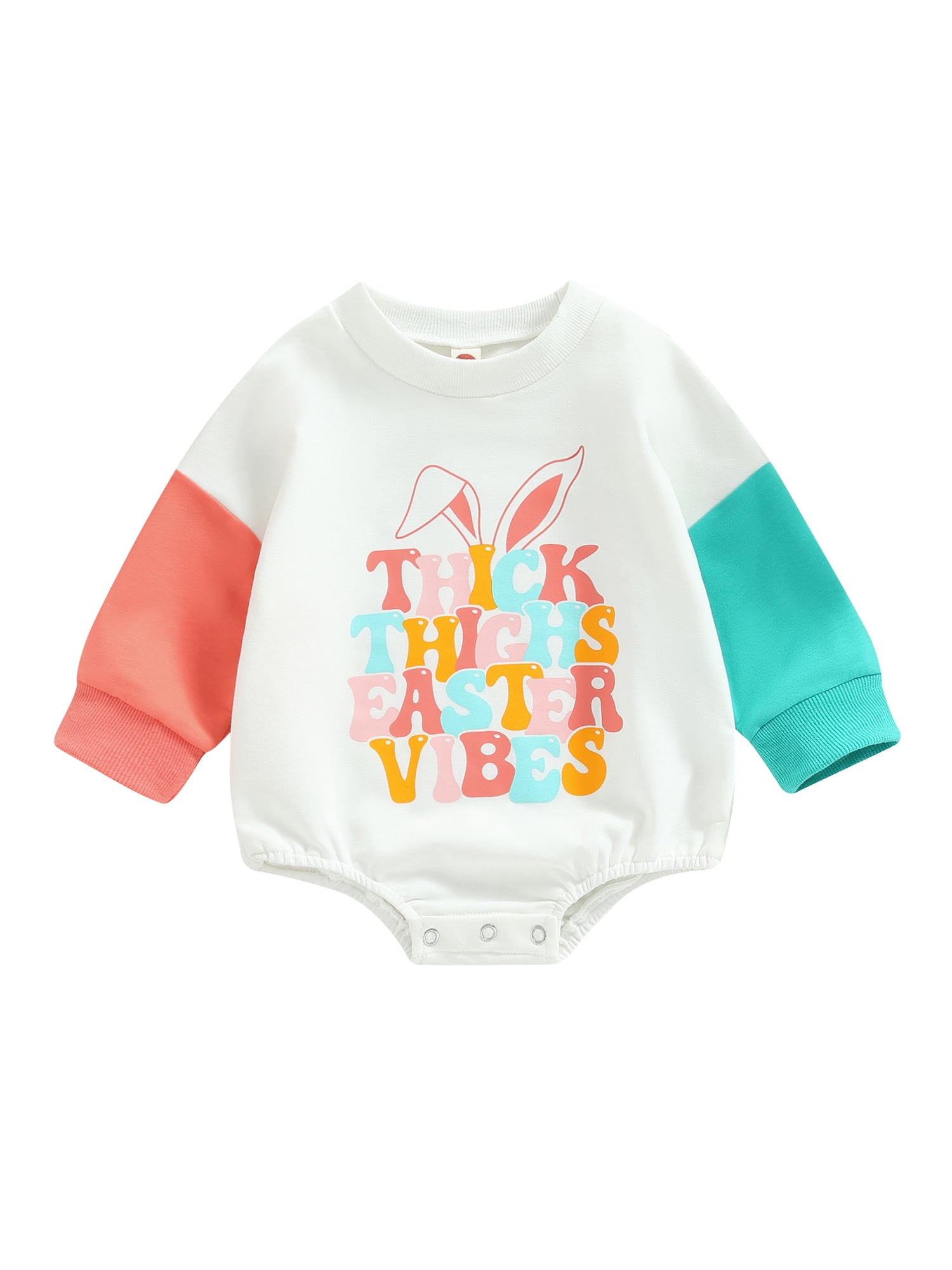 Gwiyeopda Infant Baby Boy Girl Easter Clothes Bunny Sweatshirt