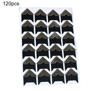 FINGERINSPIRE 2448 Pcs 24 Sheets Photo Corners Stickers Clear Photo  Mounting Corners Self Adhesive Triangle Picture Corner Plastic Stickers  Picture