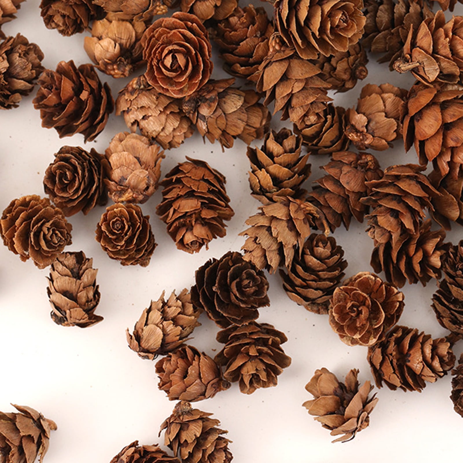Natural Pine Cones Nuts Artificial Flower Pineapple Cones Fake