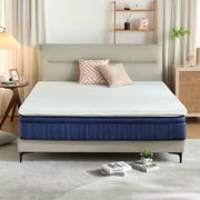 Gwydre 3Inch Topper Mattress,Memory Foam Mattress,High Density Ventilated Memory Foam Bed Mattress Topper,with Removable & Washable Cover