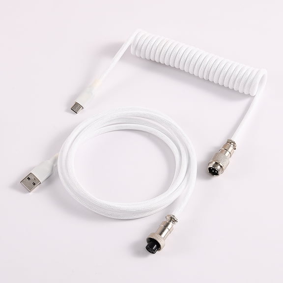 Gx12 5 Pin aviator Connector Cables Usb c Coiled Aviation Cable Aviation Plug 5pin 4pin Keyboard Cable