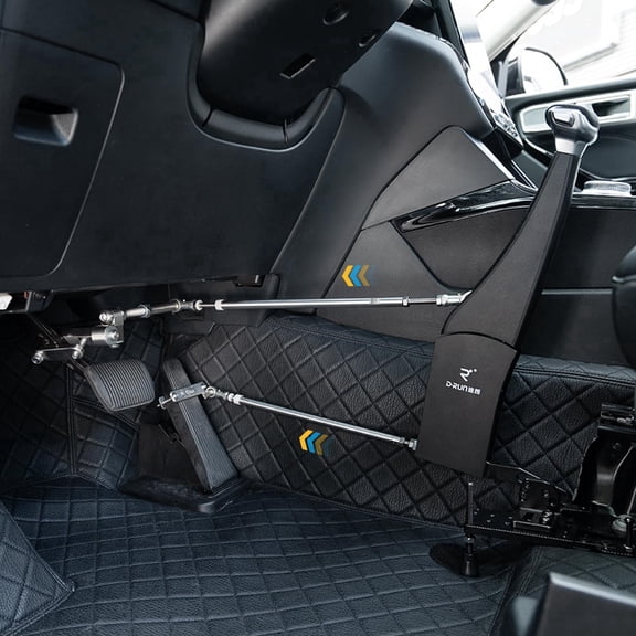 GxRichstar Hand Controls for Disabled Drivers,Brand Renew,Handicap Driving Hand Controls,Portable Hand Controls for Driving with Steering Wheel Spinners (dl-qc-RN)