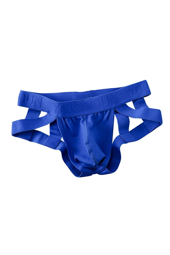 Men's Jockstrap Underwear Sexy Sports Briefs with Leg Strap Athletic Supporter Jock Strap Wide Belt Mesh Bikini for Male Underpants Gifts for Boyfriend Husband
