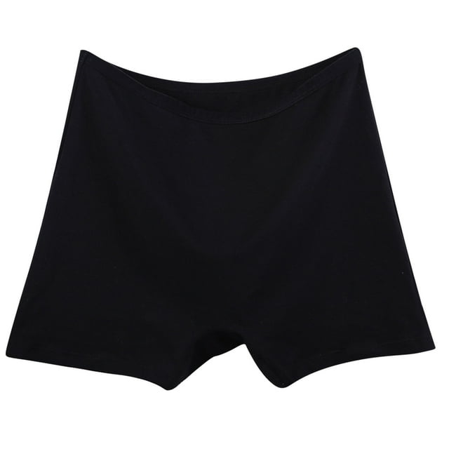 Gxdcog Women Plus Size Boyshorts Cotton Panties Underwear Stretch High Waisted Boxer Briefs XL