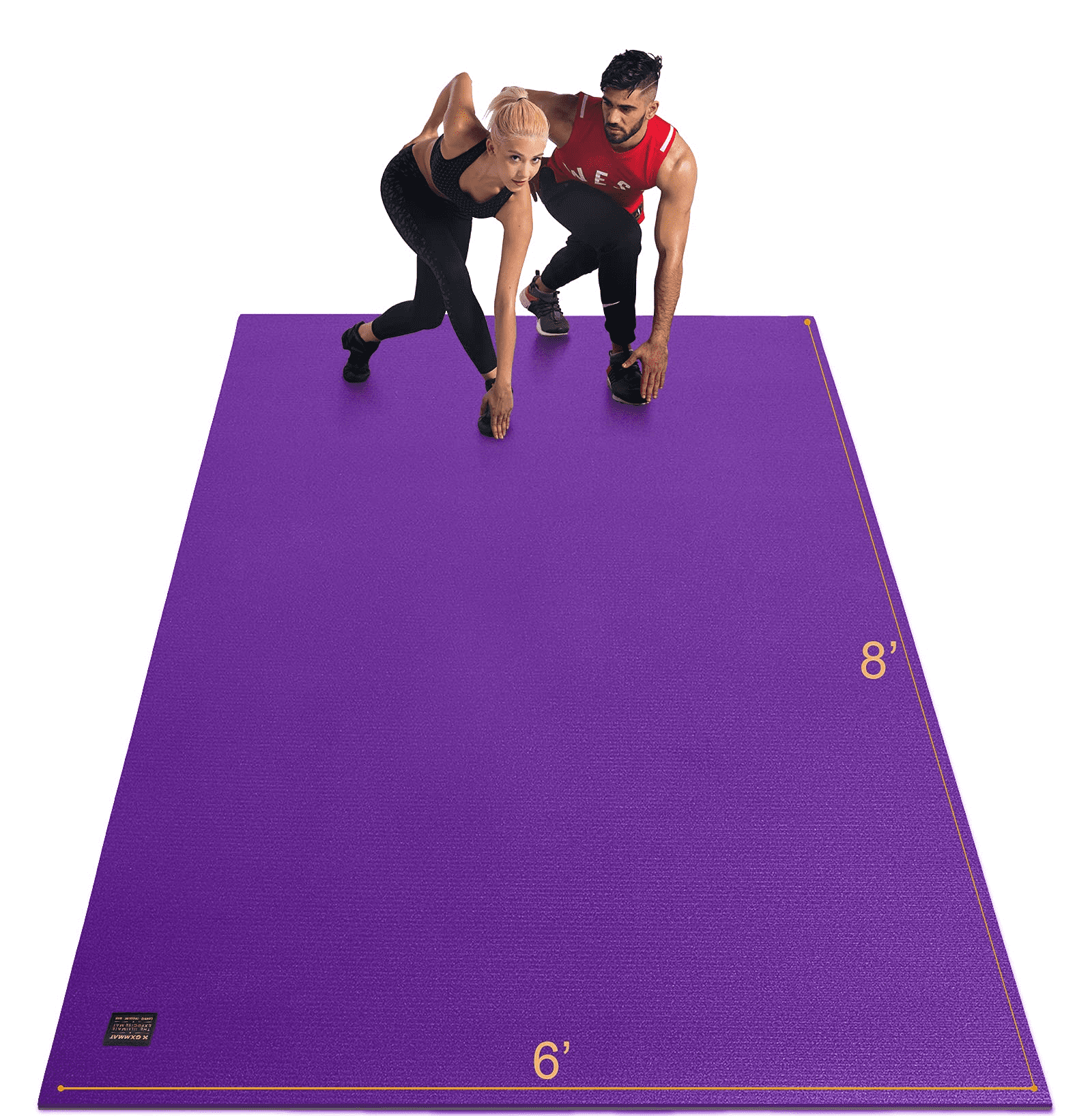 Gxmmat Extra Large Exercise Mat, 6'x12' Works Great on Wood Floor, Con –  GXMMAT