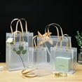 thumbnail image 1 of Gxrteck 12Pcs Gift Bags, Clear Holiday Bags with Handles for Birthdays or Any Occasion, 1 of 11