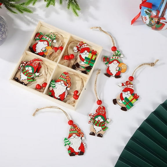 Gxrteck Christmas Tree Decorations - 24Pcs Xmas Tree Hanging Ornament Holiday Christmas Decorations Indoors Home Decor