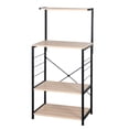 thumbnail image 1 of Gxzs Kitchen Baker’s Rack, 4 Tiers Utility Storage Shelf for Home Office, Brown, 1 of 6