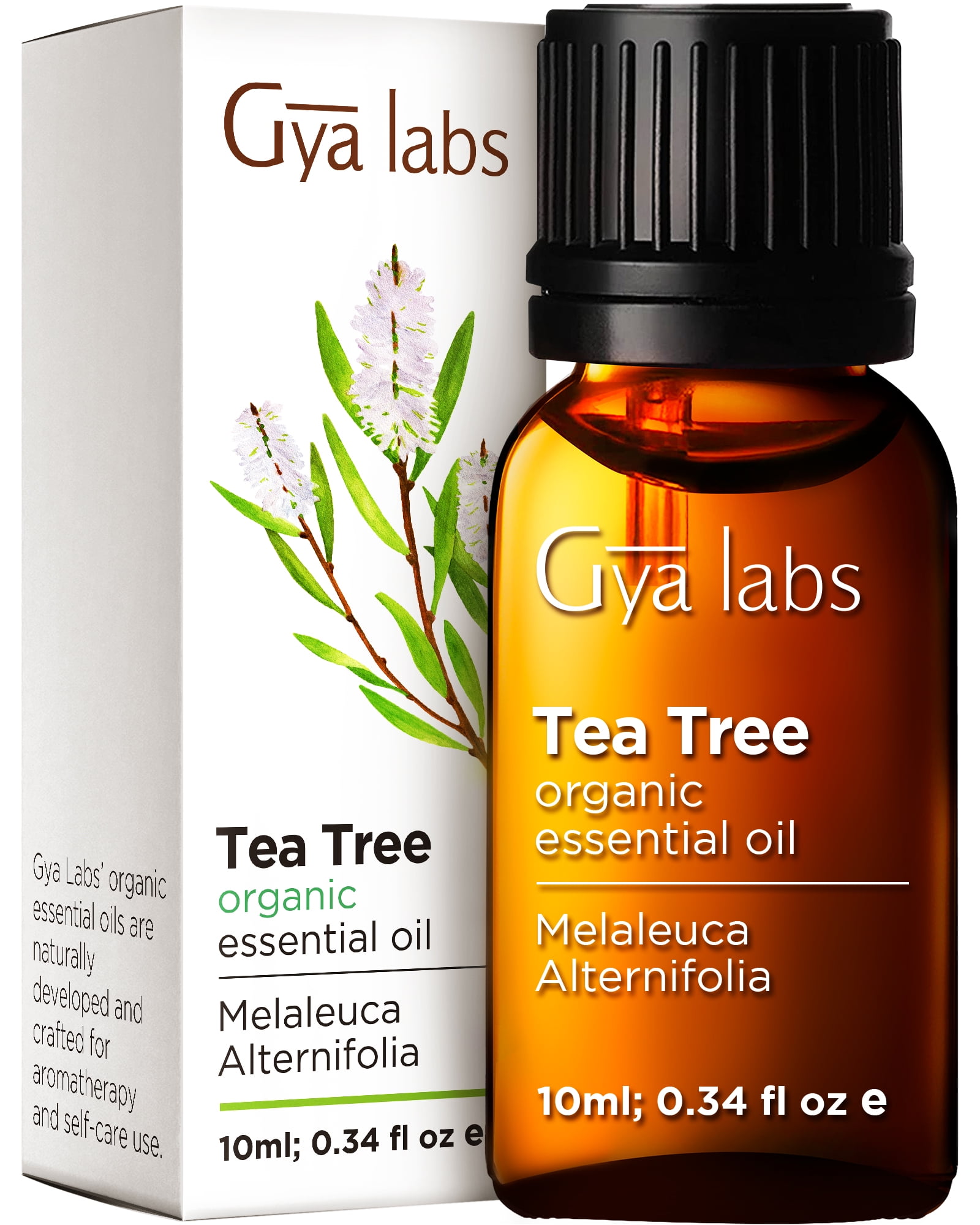 Gya Labs Australian Organic Tea Tree Oil for Skin - Natural Tea Tree ...
