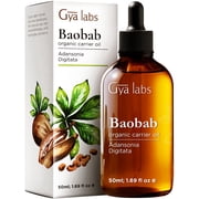 Gya Labs Baobab Carrier Oil - 1.7 fl oz - for Hair, Skin, Face, Scalp & Body Massage