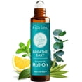 thumbnail image 1 of Gya Labs Breathe Easy Essential Oil Roll On - Peppermint and Eucalyptus for Sinus and Congestion Relief, 0.34 fl oz, 1 of 7