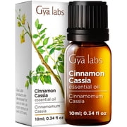 Gya Labs Cinnamon Cassia Essential Oil for Aromatherapy, Skin, Pain and Sore Muscles, 0.34 fl oz